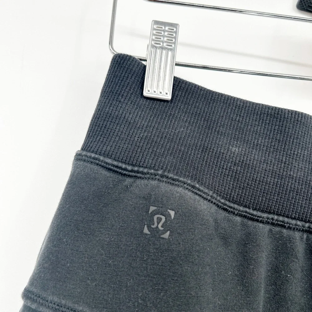 Lululemon Mens Black Cotton Blend‎ Athleisure Lounge Jogger Sweatpants Size M